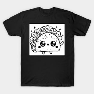 Happy Taco With Waving Arms T-Shirt